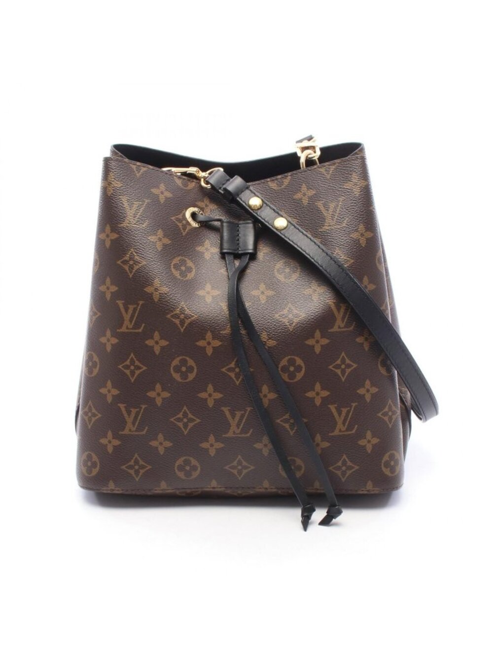Louis Vuitton Shoulder Bag Neo Noe Noir Leather